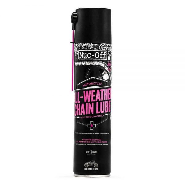 Muc-Off All Weather Chain Lube Motorcycle Motorbike Chain Lubricants 400ml