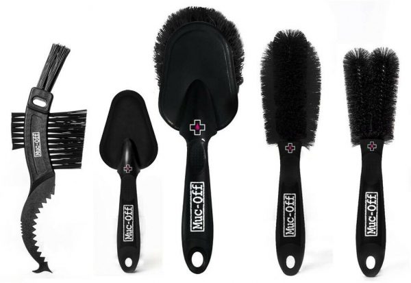 Muc-Off Motorcycle 5 x Cleaning Brush Set Muc Off 5 Brush Set