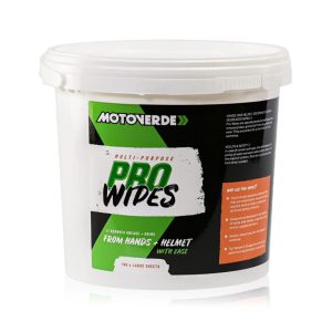 Motoverde PRO-WIPES for Helmets etc